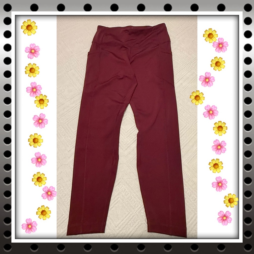 90 Degree by Reflex leggings - large - maroon purple. Excellent condition